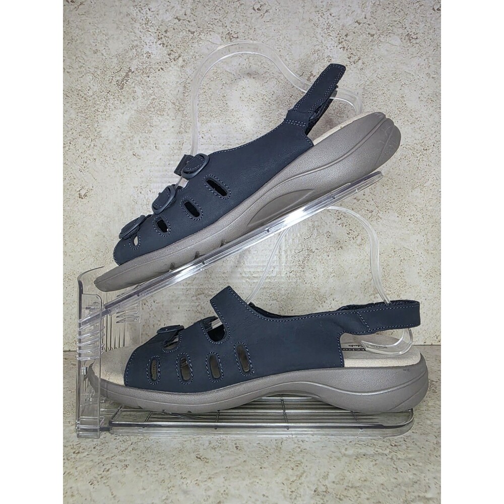 Collection By Clarks Strappy Sandals Women Sz 10M Comfort Business Casual Shoes - Picture 5 of 8